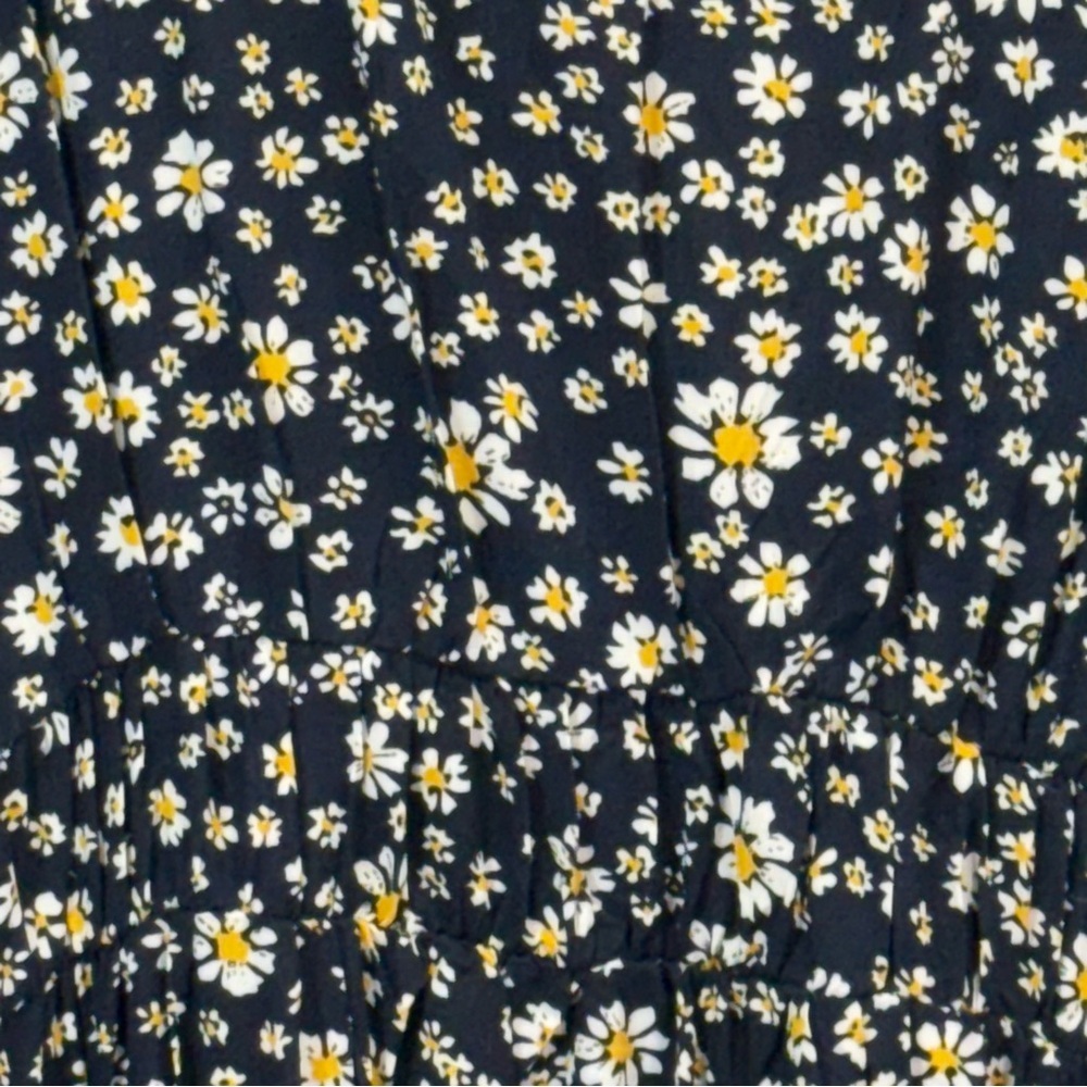 Umgee Baby Doll Black and White Floral Dress. Size S - Picture 5 of 10